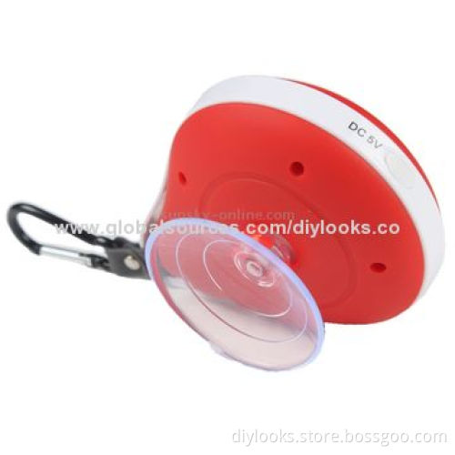 Portable Shower Room Waterproof Bluetooth V3.0 + EDR Speaker with Suction Cup, for iPad/iPhone